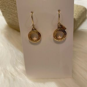 Coach Circle Drop Earrings
